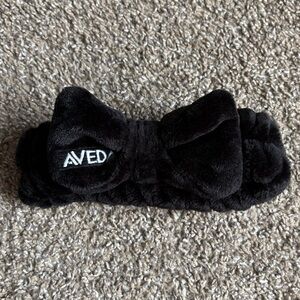 AVEDA Plush Black Headband
